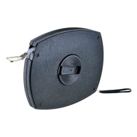 рулетка измерительная  геодезическая черная с железной лентой, 50 м, "maximum" mx 11144 оптом